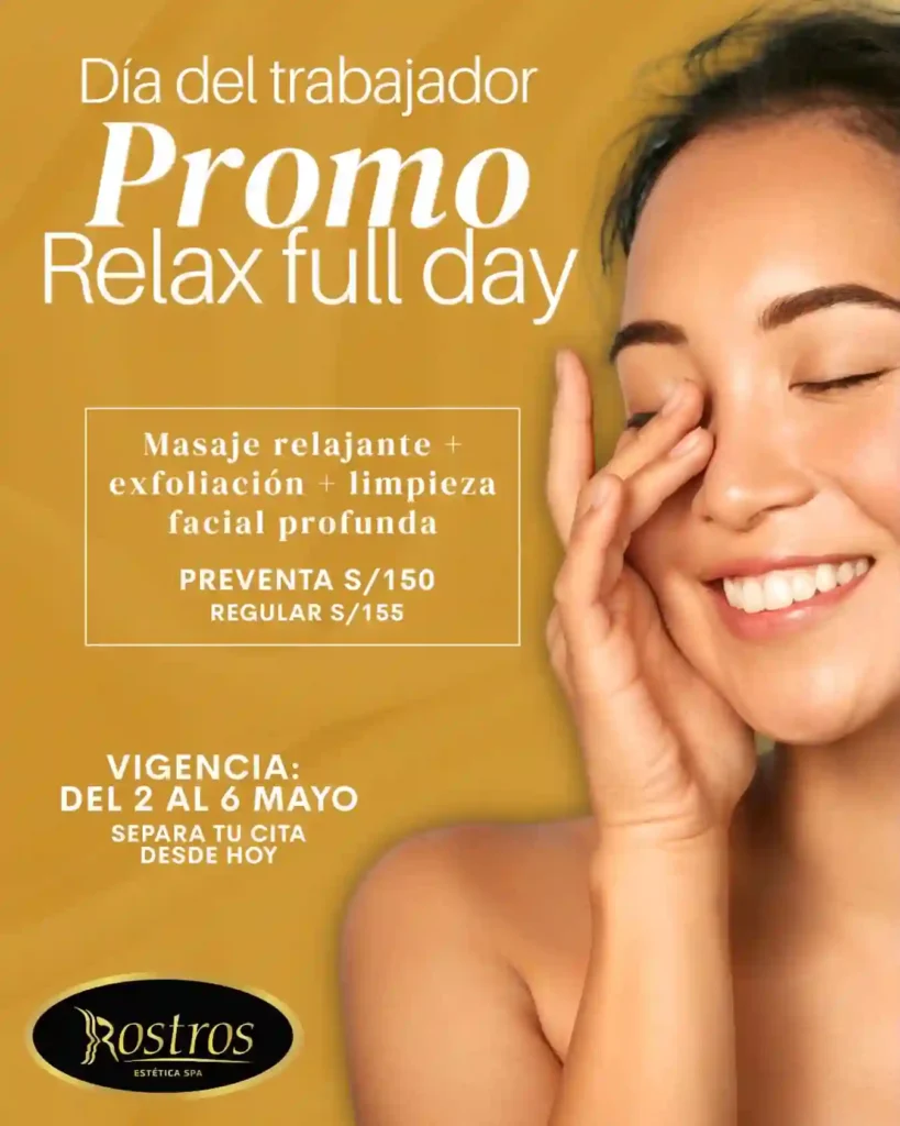 PROMOCIONES TRABAJADORES 2026 ROSTROS SPA TRUJILLO